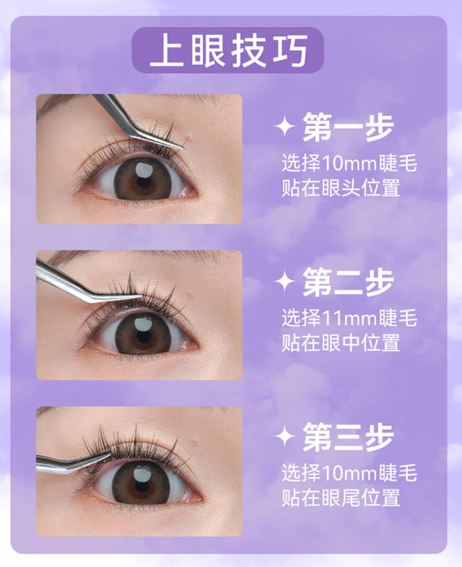 🌻 【太阳花 Sunflower】✨自然卷翘感・轻甜淡妆款假睫毛